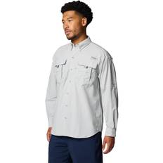 Nylon Shirts Columbia PFG Bahama II Long Sleeve Shirt - Black