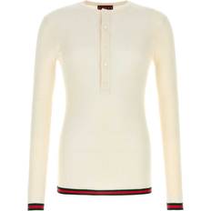 Gucci Pulls Gucci Ivory Silk Sweater