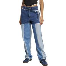 Clothing Kseniaschnaider Edition Patchwork Straight Leg Jeans - Blue