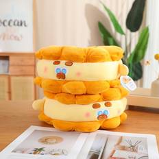 Snoopy Soft Toys RYWOLT Peanut Sandwich Biscuit Stuffed Toy Doll Sleeping Pillow Children Birthday Gift