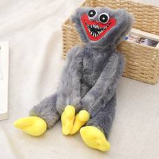 Toys MDSRJONE (40cm hui) 40cm Huggy Wuggy Stuffed Plush Toy Horror Doll Scary Soft Peluche Toys
