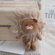 Toys RYWOLT (Brown) Lion Plush Creative Stuffed Animal Colorful Cute Doll With Soft Texture Perfect For Kids