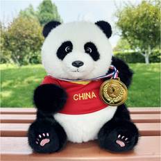 Toys RYWOLT (Champion) Champion Swimming Panda Plush Toy Doll Souvenir Pillow Children Gift Collect