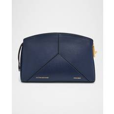 Victoria Beckham The Zip Leather Crossbody Bag NAVY