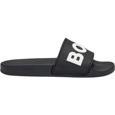 Polyurethane Slides HUGO BOSS Kirk_Slid_Rblg_N - Black