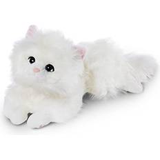 NICI Lying Cuddly Toy Cat Meowlina 45 cm I White Plush Cat I Fluffy Soft Toy Cat for Cuddly Toy Lovers 48091