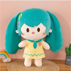 Toys SLOERT (Yellow, 35cm/13.78in) Hatsune Miku Fufu Plush Toy Cartoon Fill Doll Appease Accompany Pillow Gift
