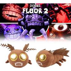 Toys SLOERT Doors Floor 2 Moth Plush Toy Cartoon Stuffed Doll Game Peripheral Kids Gift