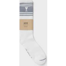 Ami Paris Men Underwear Ami Paris de Coeur Striped Socks - Blue Unisex