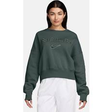 Oversize Jumpers Phoenix Fleece Logo Sweatshirt - Vintage Green