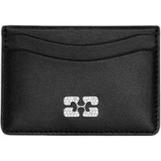 Ganni Bou Card Holder Strass Dam - Black