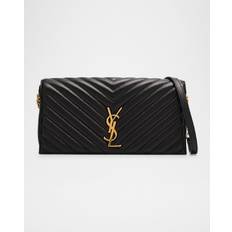 Saint Laurent Crossbody Bags Saint Laurent Kate 99 YSL Supple Lamb Crossbody Bag NOIR