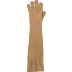 Brown - Women Gloves Toteme Long Knit Gloves - Brown