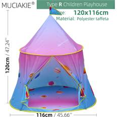 XYLFLY (R) 24 Types Children Playhouses Kids Indoor Outdoor Play Tents Portable Foldable Princess Prince Castle Gift Courtyard Garden House
