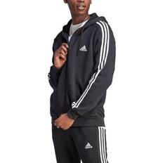 Clothing Essentials Fleece 3-Stripes Jacket - Black