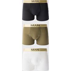 Kulta - Mies Alusvaatteet boohooMAN Mens Multi 3 Pack Waistband Boxers - Dash Gold