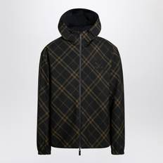 Burberry Vändbar Rutig Jacka med Dragsko i Fållen - Green