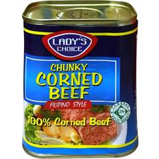 Canned Food Lady's Choice Chunky Corned Beef 340g