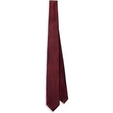 Prada Ties Prada Men's Silk Tie - Dark Red