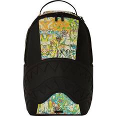Sprayground Bags Sprayground Vivid Raceway Graffiti Daypack Laptop Compartment - Black