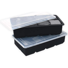 Ice Cube Trays Ivy Bronx Large Trays 2" H x 8.5" W x 4.5" D - Black Ice Cube Tray