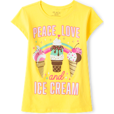 T-shirts The Children's Place Ice Cream Graphic T-Shirt - Aspen Gold