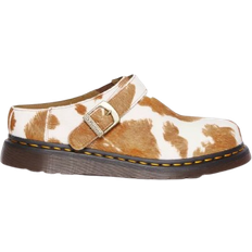 Dr. Martens Isham Hair-On Cow Print Slingback Mules - Brown