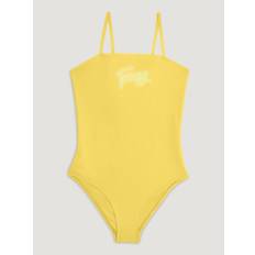 Tommy Hilfiger Swimwear Children's Clothing Tommy Hilfiger Script One-Piece Swimsuit - Yellow