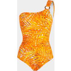 Vilebrequin Palm Leaves Jersey One-Piece Swimsuit - Orange