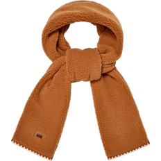 Women Scarfs UGG Women's Fluff Scalloped Scarf - Chestnut