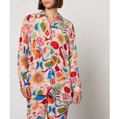 Multicolore Pigiama Farm Rio Printed Crepe Pyjama Shirt - Beige