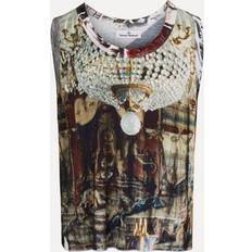 Beige - Unisex Tank Tops Vivienne Westwood Beige Andreas Tank Top - Unisex