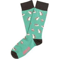 Jimmy Lion Football Socks Jimmy Lion Hedgehog - Bleu