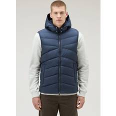 Woolrich Kläder Woolrich Quiltad Dunväst - Melton Blå
