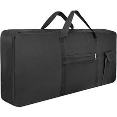 Cases Petsola Electric Piano Case 61Key Keyboard Gig Bag Thickened with Pocket Portable Carrying Case Handbag for Performance Concert Tour Black