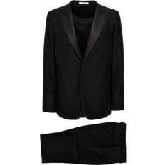 Men - Wool Dresses Valentino Garavani Tuxedo Dress - Black