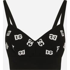 Dolce & Gabbana Femme Débardeurs Dolce & Gabbana Viscose Bralette Top Multicolor