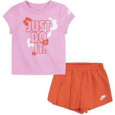 Red Other Sets Nike Little Girls' Floral Skort Set - Red