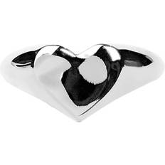 Emma Israelsson Ringar Emma Israelsson Heart Signet Ring - Silver