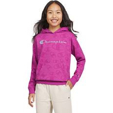 Champion Girls Hoodies Champion Big Girls Embroidered Fleece Hoodie - Pink