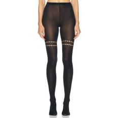Wolford Støttestrømpebukser Wolford Punch Tights Sock - Black