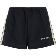 Palm Angels Mujer Shorts Palm Angels Classic Logo Bermuda - Bianco/Nero