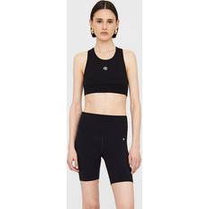 Anine Bing Woman Shorts Anine Bing Blake Biker Short - Black