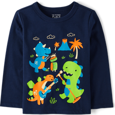 The Children's Place Dino Rock Band Graphic T-Shirt - Size 4T