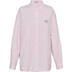 Prada S Shirts Prada Besticktes Hemd - Oxford/Baumwolle