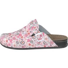 Monivärinen - Nainen Tossut Aries Multi Flower Sandals - Ruskea/Vaaleanpunainen