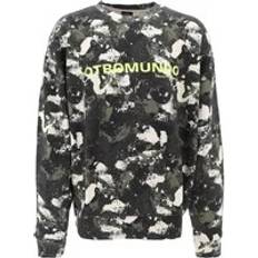 Marcelo Burlon Bomull Camouflage Sweatshirt Med Tryck Fram