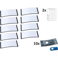 Grå Visitkortholdere AVERY Zweckform Name Tag 70x30mm 10-pack