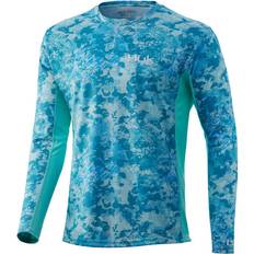 Huk Icon X Tide Change Long-Sleeve Shirt - Sea Floor