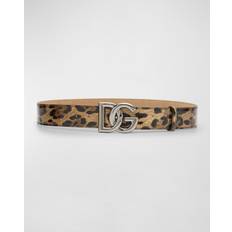 Leopard - Women Belts Dolce & Gabbana Cintura Logata Woman Belt Beige